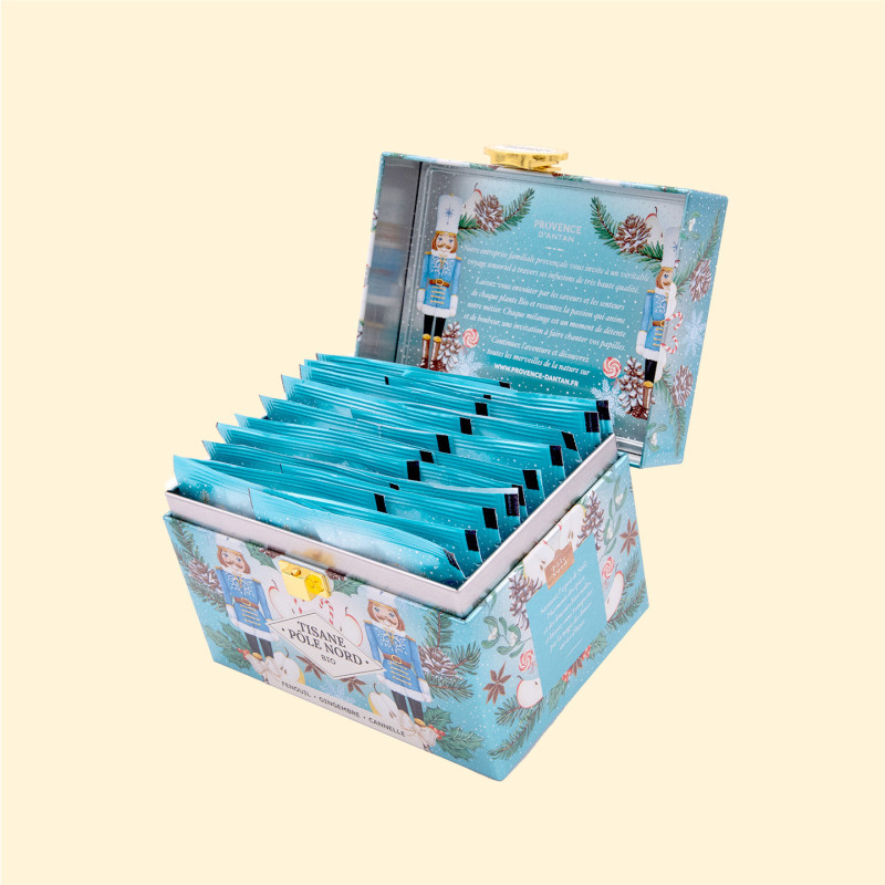 North Pole Infusion Organic – Metal Collector Box 20 Sachets