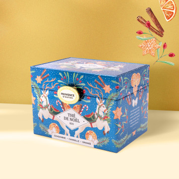 Coffret Thé de Noël Gingembre & Cannelle Bio – 20 sachets