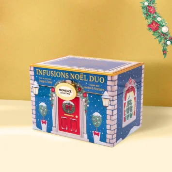 Coffret métal Assortiment Thé & Tisane de Noël Bio