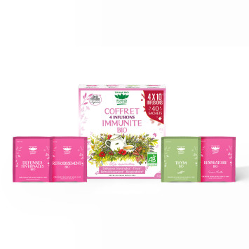 Coffret Infusions Bio Immunité – 40 sachets