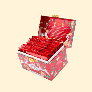 Coffre métal Tisane de Noël Orange & Cannelle Bio – 20 sachets