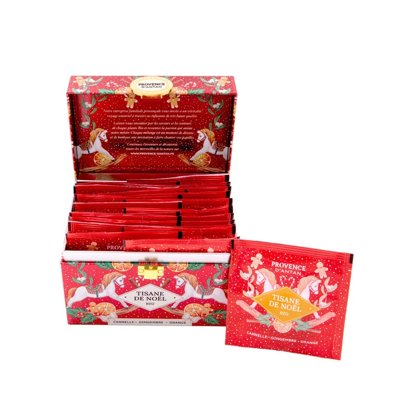Coffre métal Tisane de Noël Orange & Cannelle Bio