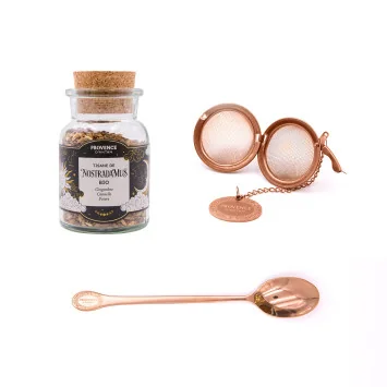 Nostradamus Organic Gift Set – Ginger Lemon Rose Herbal Tea