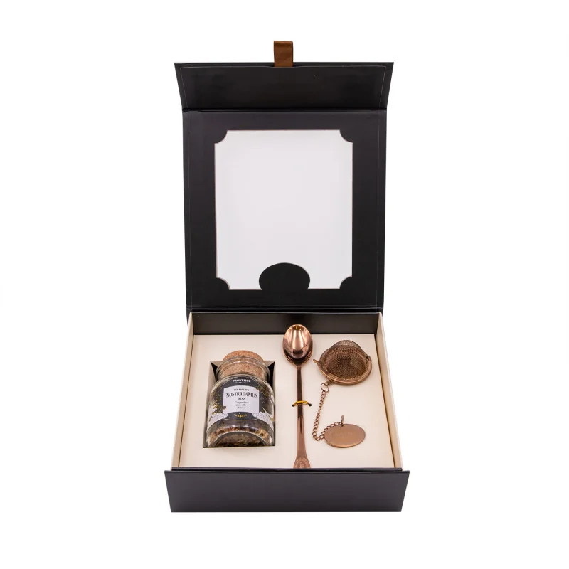 Nostradamus Organic Gift Set – Ginger Lemon Rose Herbal Tea