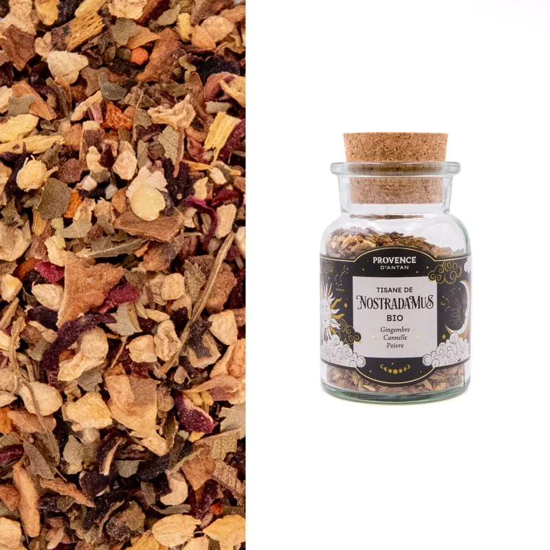 Nostradamus Organic Gift Set – Ginger Lemon Rose Herbal Tea