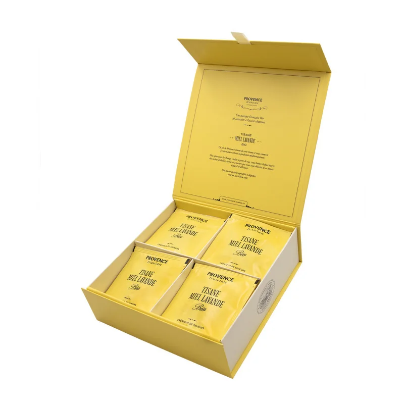 Organic HONEY LAVENDER Herbal Tea Set - Provence d'Antan