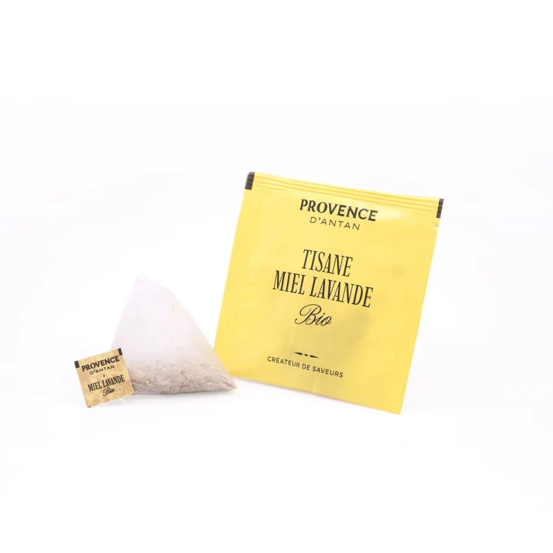 Organic HONEY LAVENDER Herbal Tea Set - Provence d'Antan