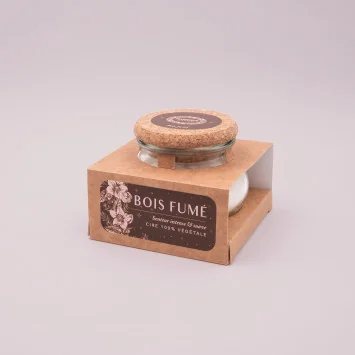 Bougie artisanale Bois Fumé – Provence d’Antan 140 g