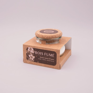 Artisanal Candle Smoked Wood – Provence d’Antan 140 g