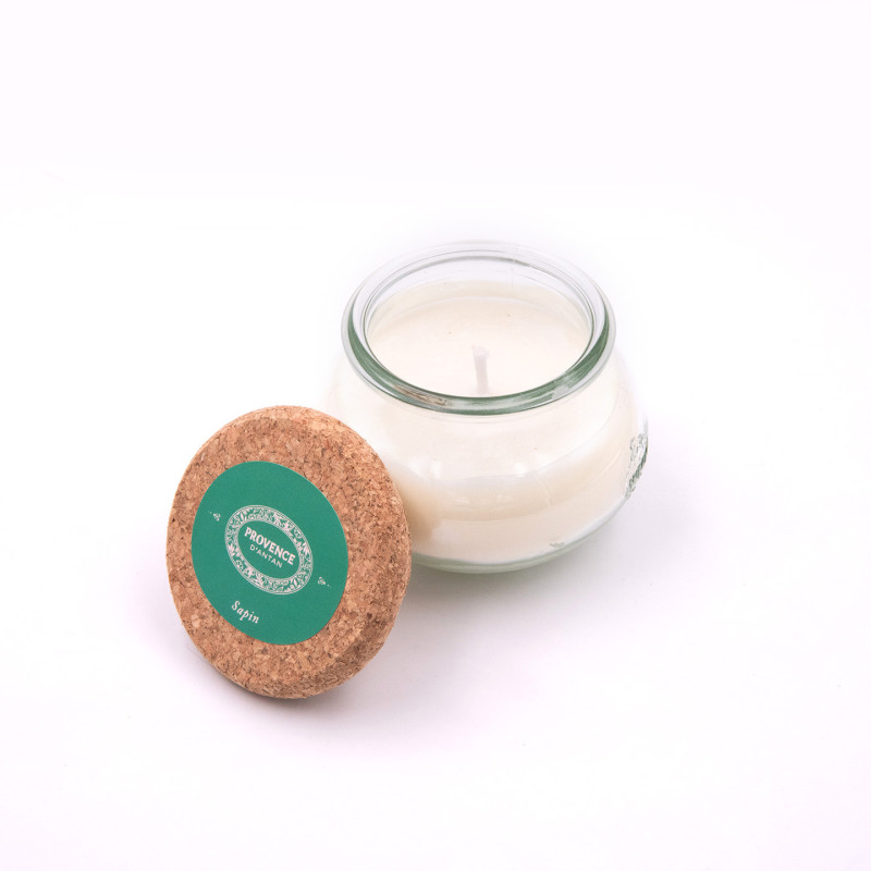 Bougie artisanale Sapin – Provence d’Antan 140 g