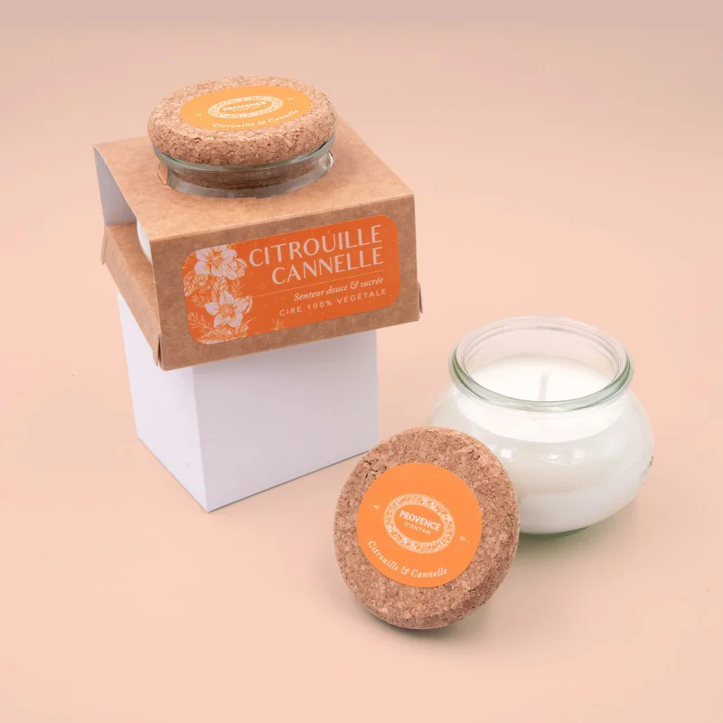 Bougie artisanale Citrouille Cannelle