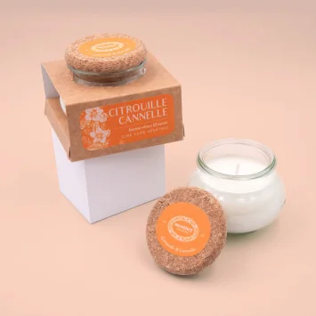 Artisanal Candle Pumpkin Cinnamon – Provence d’Antan 140 g