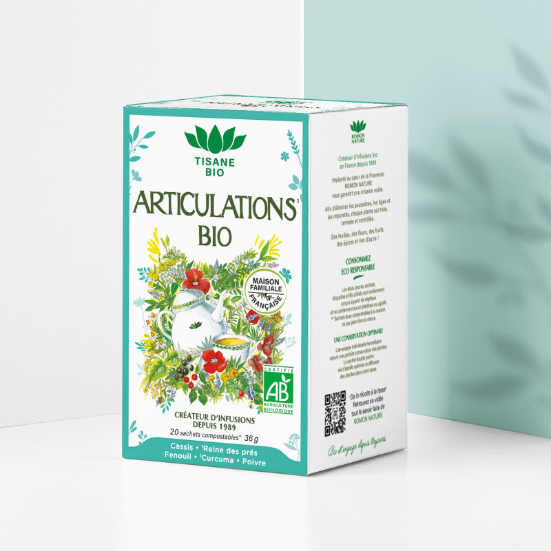 Organic Joint Support Tea – Blackcurrant & Meadowsweet Infusion