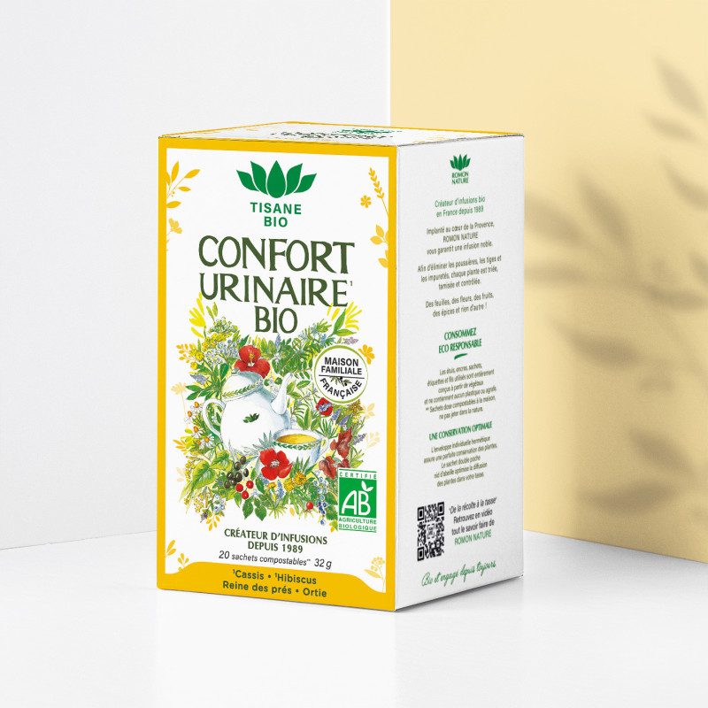 Organic Urinary Comfort Tea – Blackcurrant & Hibiscus Infusion