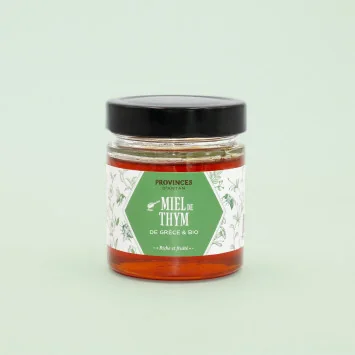 Organic Greece Thyme Honey – 220g Jar | Provence d’Antan