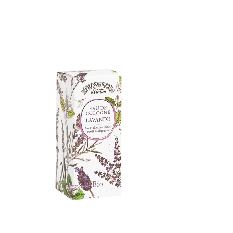 Eau de Cologne Bio LAVANDE | Parfum Apaisant et Rafraîchissant