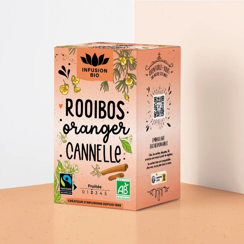 Organic Rooibos Orange Cinnamon Infusion – Sweet & Spiced