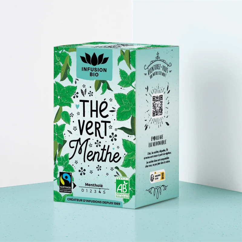Organic Mint Green Tea – Botanical Freshness
