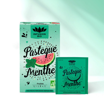 Infusion Bio Pastèque Menthe – Fraîche & fruitée