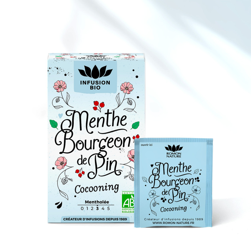 Organic Mint & Pine Bud Tea – Herbal Freshness & Forest Calm