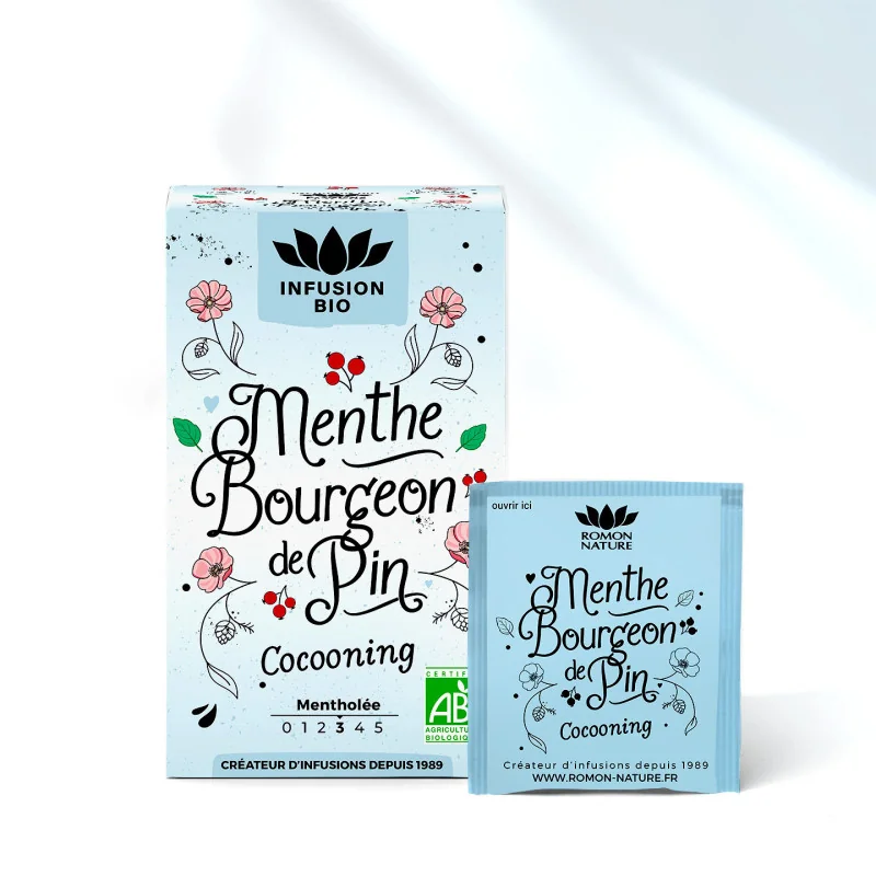 Organic Mint & Pine Bud Tea – Herbal Freshness & Forest Calm