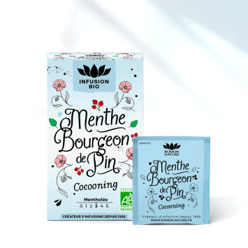 Infusion Bio Menthe Pin – Fraîcheur boisée & florale
