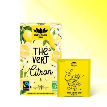 Organic Green Tea – Lemon – Fresh & Botanical