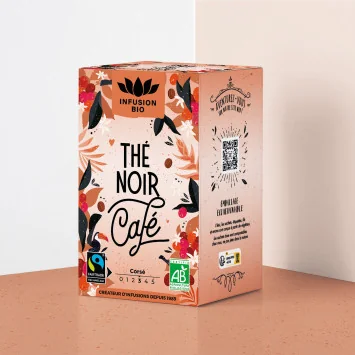 Organic Black Tea with Coffee – Bold & Refined