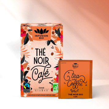 Organic Black Tea with Coffee – Bold & Refined