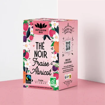 Organic Black Tea – Strawberry & Apricot – Fruity & Refined