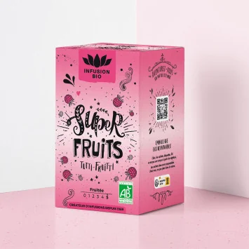 Infusion Super Fruits Bio - Mélange Fruité Gourmand