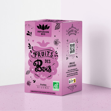 Infusion Fruits des Bois Bio* - 16 Sachets | Saveurs Fruitées