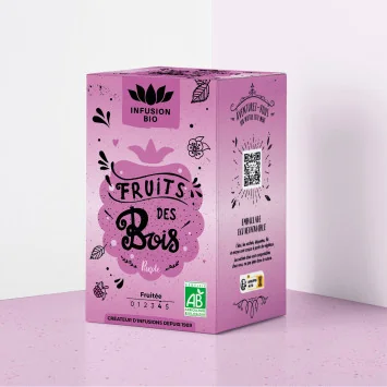 Infusion Fruits des Bois Bio* - 16 Sachets