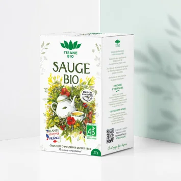 Organic Sage Tea – 18 Bags | Romon Nature