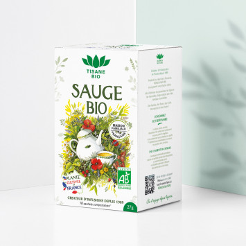 Tisane Sauge France Bio* – 18 Sachets | Romon Nature