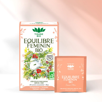 Infusion Équilibre Féminin BIO – Bien-être et Harmonie Hormonale
