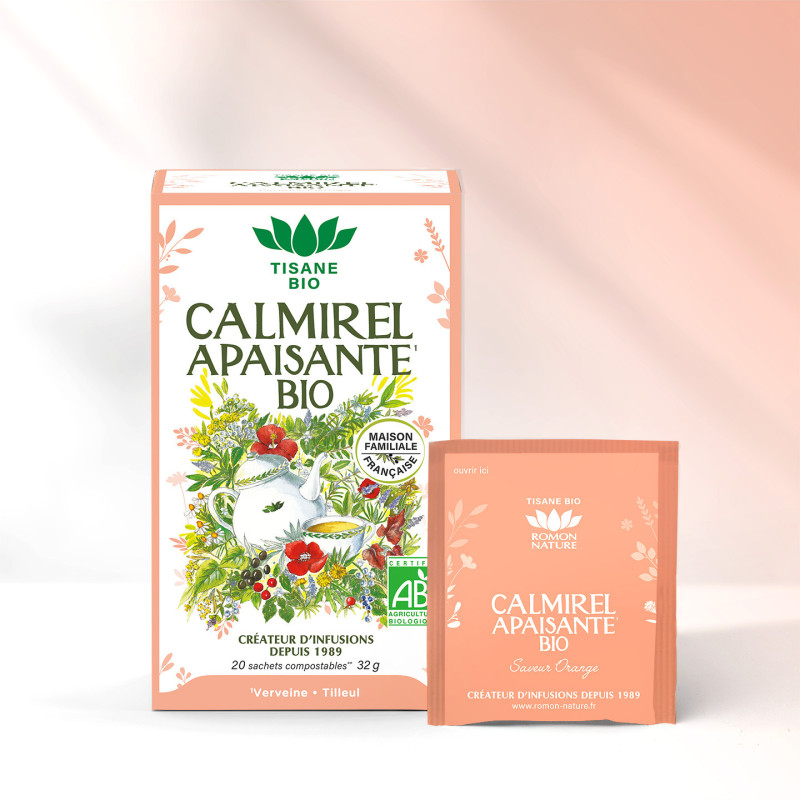 Organic Calmirel Soothing Tea – Verbena & Linden Infusion