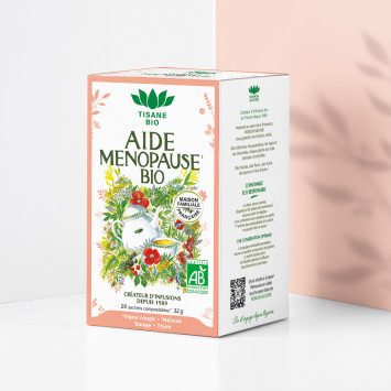 Tisane Bio Ménopause – Infusion Plantes Bien-être