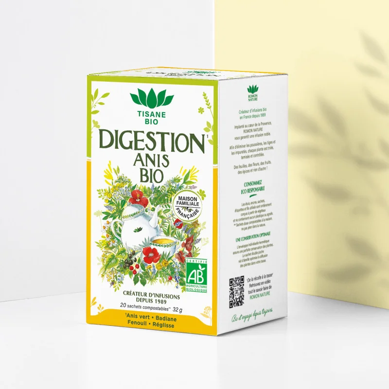 Organic Digestion Tea – Green Anise & Fennel Infusion