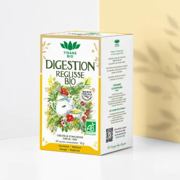 Organic Digestion Tea – Licorice & Lemon Verbena Infusion