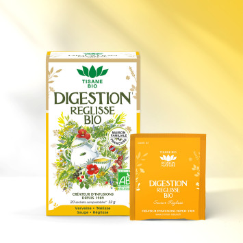 Organic Digestion Tea – Licorice & Lemon Verbena Infusion
