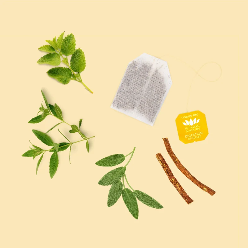 Organic Digestion Tea – Licorice & Lemon Verbena Infusion