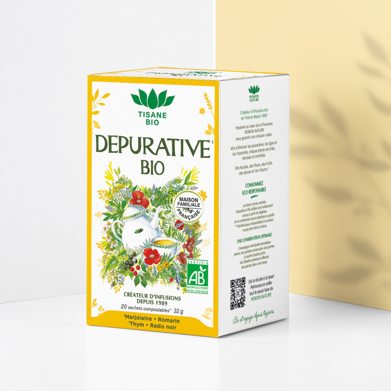 Tisane Bio Dépurative – Infusion Romarin & Chicorée