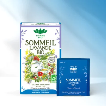 Sleep Lavender Organic Herbal Tea – Relaxation & Deep Sleep