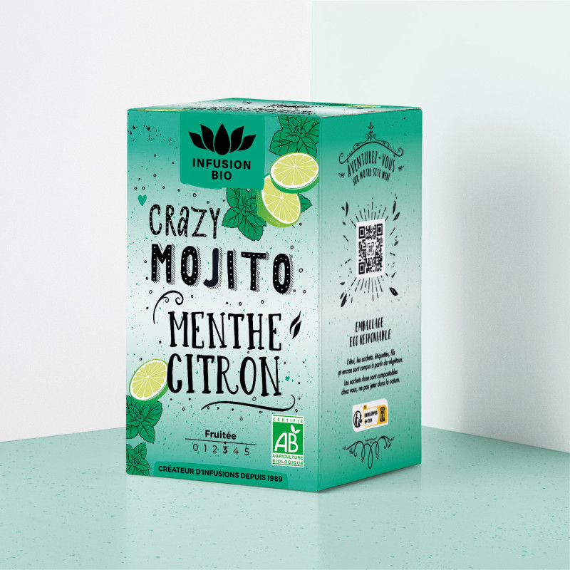 Organic Crazy Mojito Infusion* – 16 Bags | Romon Nature