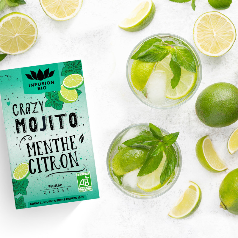 Organic Crazy Mojito Infusion* – 16 Bags | Romon Nature