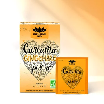 Tisane curcuma et gingembre: Mélange Épicé Revigorant