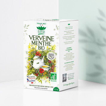 Organic Verbena/Mint Tea – 18 Bags | Provence d’Antan*