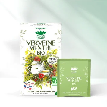 Tisane Verveine/Menthe France Bio* - 18 Sachets