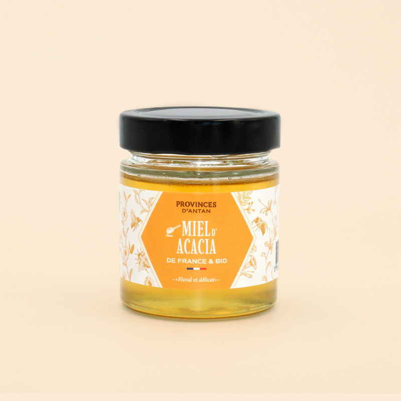 Organic French Acacia Honey – 220g Jar | Provence d’Antan